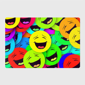 Магнитный плакат 3Х2 с принтом смайлы, улыбки, разноцветный, в Кировске, Полимерный материал с магнитным слоем | 6 деталей размером 9*9 см | Тематика изображения на принте: разноцветный | смайлы | улыбки | эмоции