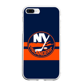 Чехол для iPhone 7Plus/8 Plus матовый с принтом NY ISLANDERS NHL в Кировске, Силикон | Область печати: задняя сторона чехла, без боковых панелей | Тематика изображения на принте: hockey | islanders | logo | new york | ny | sport | usa | исландерс | логотип | нхл | нью йорк | спорт | хоккей