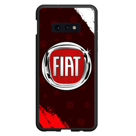 Чехол для Samsung S10E с принтом FIAT Фиат в Кировске, Силикон | Область печати: задняя сторона чехла, без боковых панелей | Тематика изображения на принте: auto | fiat | logo | moto | symbol | авто | автомобиль | гонки | знак | лого | логотип | логотипы | марка | машина | мото | символ | символы | фиат