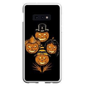 Чехол для Samsung S10E с принтом Halloween в Кировске, Силикон | Область печати: задняя сторона чехла, без боковых панелей | ghost | halloween | monster | queen | rock | skull | кладбище | летучая | монстр | монстры | мышь | приведение | приведения | призрак | призраки | рок | тыква | хэллоуин | череп