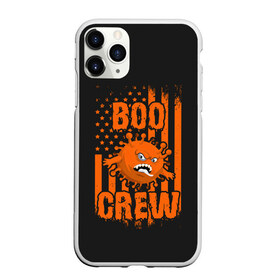 Чехол для iPhone 11 Pro Max матовый с принтом Boo Crew (covid19) в Кировске, Силикон |  | 19 | america | boo | cat | covid | covid 19 | covid19 | ghost | halloween | monster | ncov | zombie | америка | бу | вирус | кладбище | коронавирус | монстр | монстры | приведение | приведения | призрак | призраки | тыква | хэллоу