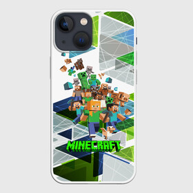 Чехол для iPhone 13 mini с принтом MINECRAFT   МАЙНКРАФТ (S) в Кировске,  |  | craft | creeper | dungeon | dungeons | earth | game | logo | mine | minecraft | minecraft dungeons | mobile | online | дунгеонс | земля | зомби | игра | крипер | лого | майкрафт | майнкрафт | онлайн | подземелье