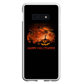 Чехол для Samsung S10E с принтом Halloween в Кировске, Силикон | Область печати: задняя сторона чехла, без боковых панелей | halloween | jack | lantern | pumpkin | светильник джека | хэллоуин