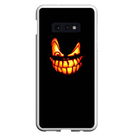 Чехол для Samsung S10E с принтом Halloween в Кировске, Силикон | Область печати: задняя сторона чехла, без боковых панелей | halloween | jack | lantern | pumpkin | светильник джека | хэллоуин