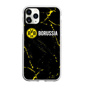 Чехол для iPhone 11 Pro Max матовый с принтом BORUSSIA / Боруссия в Кировске, Силикон |  | Тематика изображения на принте: borussia | club | dortmund | footbal | logo | боруссия | дортмунд | знак | клуб | логотип | логотипы | символ | символы | форма | футбол | футбольная | футбольный