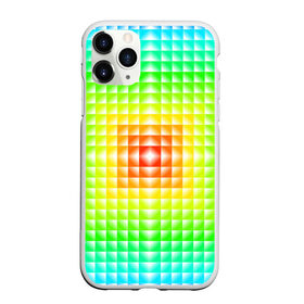 Чехол для iPhone 11 Pro матовый с принтом Абстракция в Кировске, Силикон |  | абстрактные | абстрактный | абстракция | квадрат | квадраты | плитка | плитки | плиточки | светящиеся | яркие | яркий