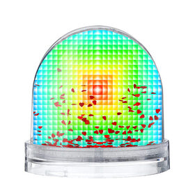 Снежный шар с принтом Абстракция в Кировске, Пластик | Изображение внутри шара печатается на глянцевой фотобумаге с двух сторон | абстрактные | абстрактный | абстракция | квадрат | квадраты | плитка | плитки | плиточки | светящиеся | яркие | яркий
