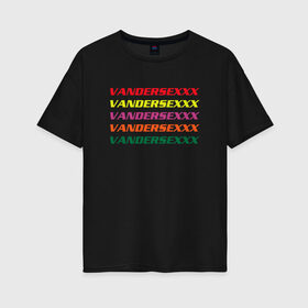 Женская футболка хлопок Oversize с принтом vandersexxx в Кировске, 100% хлопок | свободный крой, круглый ворот, спущенный рукав, длина до линии бедер
 | eurotrip | flugegeheimen | евротур | евротур флюгегехаймен | флюгегехаймен