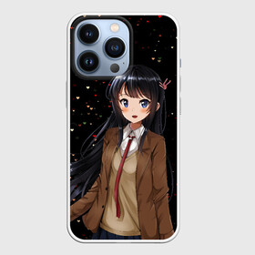 Чехол для iPhone 13 Pro с принтом Май Сакураджима в Кировске,  |  | anime | mai sakurajima | seishun buta yarou wa bunny girl senpai no yume wo minai | аниме | вайфу | май сакураджима | этот глупый свин не понимает мечту девочки зайки