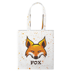 Шоппер 3D с принтом FOX в Кировске, 100% полиэстер | Плотность: 200 г/м2; Размер: 34×35 см; Высота лямок: 30 см | animals | fox | foxes | foxy | ginger | животные | лис | лиса | лисенок | лисий | лисица | лисицы | лисичка | лисички | лисы | лисята | оранжевый