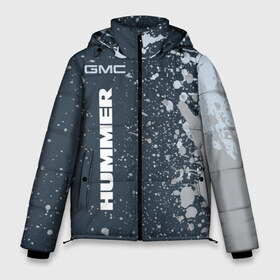 Мужская зимняя куртка 3D с принтом HUMMER Хаммер в Кировске, верх — 100% полиэстер; подкладка — 100% полиэстер; утеплитель — 100% полиэстер | длина ниже бедра, свободный силуэт Оверсайз. Есть воротник-стойка, отстегивающийся капюшон и ветрозащитная планка. 

Боковые карманы с листочкой на кнопках и внутренний карман на молнии. | Тематика изображения на принте: auto | gmc | humer | hummer | logo | moto | symbol | авто | автомобиль | гонки | знак | лого | логотип | логотипы | марка | машина | мото | символ | символы | хамер | хаммер
