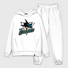 Мужской костюм хлопок OVERSIZE с принтом Сан Хосе Шаркс в Кировске,  |  | hockey | nhl | san jose | san jose sharks | sharks | usa | нхл | сан хосе | сан хосе шаркс | спорт | сша | хоккей | шайба | шаркс