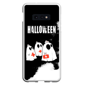 Чехол для Samsung S10E с принтом Halloween медицина в Кировске, Силикон | Область печати: задняя сторона чехла, без боковых панелей | 31 октября | halloween | halowen | ведьма | день всех святых | джек | костюм | кровь | лого | монстр | надпись | праздник | приведение | призрак | светильник | символ | страшная | тыква | ужасы | хеллоуин | хеллуин