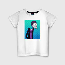 Детская футболка хлопок с принтом БАН в Кировске, 100% хлопок | круглый вырез горловины, полуприлегающий силуэт, длина до линии бедер | mc lao | mclao | бан | блогер | богатыри | лайрафортнайт | мельница | мслао