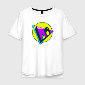 Мужская футболка хлопок Oversize с принтом MC LAO в Кировске, 100% хлопок | свободный крой, круглый ворот, “спинка” длиннее передней части | mc lao | mclao | бан | блогер | богатыри | лайрафортнайт | мельница | мслао
