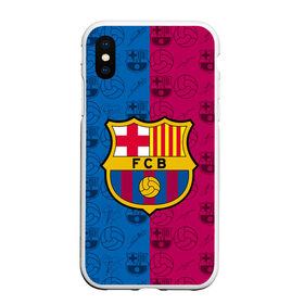 Чехол для iPhone XS Max матовый с принтом FC BARCELONA в Кировске, Силикон | Область печати: задняя сторона чехла, без боковых панелей | barselona fc | fifa | lionel messi. | барса | барселона | лионель месси | фифа | фк барселона | футбол