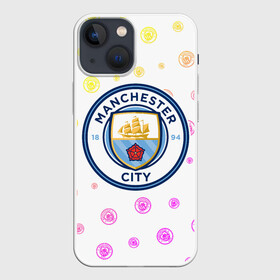 Чехол для iPhone 13 mini с принтом MANCHESTER CITY Манчестер Сити в Кировске,  |  | city | club | footbal | logo | manchester | знак | клуб | логотип | логотипы | манчестер | символ | символы | сити | форма | футбол | футбольная | футбольный