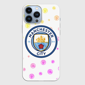 Чехол для iPhone 13 Pro Max с принтом MANCHESTER CITY Манчестер Сити в Кировске,  |  | Тематика изображения на принте: city | club | footbal | logo | manchester | знак | клуб | логотип | логотипы | манчестер | символ | символы | сити | форма | футбол | футбольная | футбольный