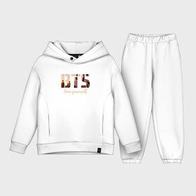 Детский костюм хлопок Oversize с принтом BTS в Кировске,  |  | bangtan boys | bangtan sonyeondan | beyond the scene | bt21 | bts | bulletproof boy scouts | chibi | j hope | jimin | jin | jungkook | k pop | kpop | rm | suga | v | ви | джей хоуп | джонгук | к поп | кпоп | сюга | чиби | чимин | чин