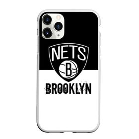 Чехол для iPhone 11 Pro Max матовый с принтом Бруклирн в Кировске, Силикон |  | brooklyn | nba | америка | баскетбол | бруклирн | нба | нью йорк | спорт