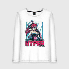 Женский лонгслив хлопок с принтом Hyper Anime Girl в Кировске, 100% хлопок |  | cute | fashion | in love | japan | japanese | kanji | kanojo | manga | style | turbo | waifu | вайфу | гипер | девочка | девушка | иероглифы | кавай | кавайи | кавайная | кандзи | катакана | любовь | манга | милая | стиль | тренд | тренды | хир