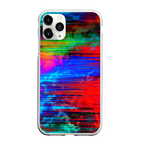 Чехол для iPhone 11 Pro Max матовый с принтом Glitch color storm в Кировске, Силикон |  | clouds | color | glitch | gradient | storm | глитч | градиент | краски | небо | облака | шторм