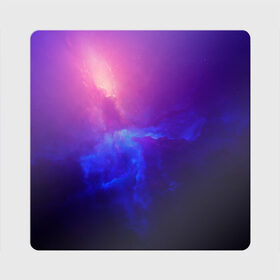 Магнит виниловый Квадрат с принтом Туманность в Кировске, полимерный материал с магнитным слоем | размер 9*9 см, закругленные углы | вселенная | космос | краски | плазма | туманность