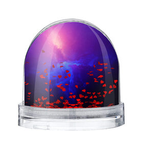 Снежный шар с принтом Туманность в Кировске, Пластик | Изображение внутри шара печатается на глянцевой фотобумаге с двух сторон | вселенная | космос | краски | плазма | туманность