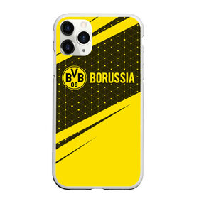 Чехол для iPhone 11 Pro Max матовый с принтом BORUSSIA / Боруссия в Кировске, Силикон |  | Тематика изображения на принте: borussia | club | dortmund | footbal | logo | боруссия | дортмунд | знак | клуб | логотип | логотипы | символ | символы | форма | футбол | футбольная | футбольный