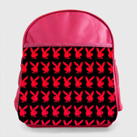 Детский рюкзак с принтом playboy в Кировске, 100% полиэстер | Размеры изделия - высота 34 см, ширина 28 см, глубина 10 см
Размер поля для печати - высота 19.5 см, ширина 24 см | black | love | playboy | rabbit | red | красный | кролик. | любовь | плейбой | черный