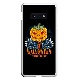 Чехол для Samsung S10E с принтом Halloween в Кировске, Силикон | Область печати: задняя сторона чехла, без боковых панелей | 31 октября | halloween | halowen | ведьма | день всех святых | джек | костюм | кровь | лого | монстр | надпись | праздник | приведение | призрак | светильник | символ | страшная | тыква | ужасы | хеллоуин | хеллуин