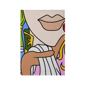 Обложка для паспорта матовая кожа с принтом Мысли чокнутого в Кировске, натуральная матовая кожа | размер 19,3 х 13,7 см; прозрачные пластиковые крепления | brawl | colors | design | eyes | flowers | mayki | minecraft | print | pubg | standoff | stars | summer | sun | sunwalker