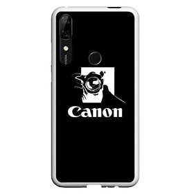 Чехол для Honor P Smart Z с принтом Canon в Кировске, Силикон | Область печати: задняя сторона чехла, без боковых панелей | canon | кэнон | линза | снимок | фото | фотоаппарат | фотограф | фотографер | фотография | фоточки