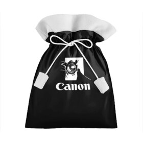 Подарочный 3D мешок с принтом Canon в Кировске, 100% полиэстер | Размер: 29*39 см | canon | кэнон | линза | снимок | фото | фотоаппарат | фотограф | фотографер | фотография | фоточки