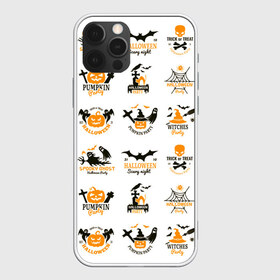 Чехол для iPhone 12 Pro Max с принтом Halloween в Кировске, Силикон |  | 31 октября | halloween | halowen | ведьма | день всех святых | джек | костюм | кровь | лого | монстр | надпись | праздник | приведение | призрак | светильник | символ | страшная | тыква | ужасы | хеллоуин | хеллуин