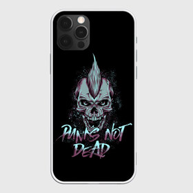 Чехол для iPhone 12 Pro Max с принтом PUNKS NOT DEAD в Кировске, Силикон |  | Тематика изображения на принте: anarchy | dead | musick | punk | rock | skull | анархия | музыка | панк | рок | череп