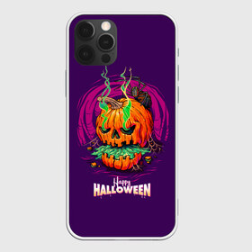 Чехол для iPhone 12 Pro Max с принтом Halloween в Кировске, Силикон |  | 31 октября | halloween | halowen | ведьма | день всех святых | джек | костюм | кровь | лого | монстр | надпись | праздник | приведение | призрак | светильник | символ | страшная | тыква | ужасы | хеллоуин | хеллуин