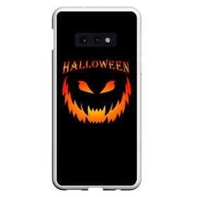 Чехол для Samsung S10E с принтом Halloween в Кировске, Силикон | Область печати: задняя сторона чехла, без боковых панелей | 31 октября | halloween | halowen | ведьма | день всех святых | джек | костюм | кровь | лого | монстр | надпись | праздник | приведение | призрак | светильник | символ | страшная | тыква | ужасы | хеллоуин | хеллуин