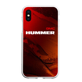 Чехол для iPhone XS Max матовый с принтом HUMMER Хаммер в Кировске, Силикон | Область печати: задняя сторона чехла, без боковых панелей | Тематика изображения на принте: auto | gmc | humer | hummer | logo | moto | symbol | авто | автомобиль | гонки | знак | лого | логотип | логотипы | марка | машина | мото | символ | символы | хамер | хаммер