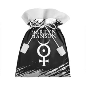 Подарочный 3D мешок с принтом MARILYN MANSON / М. МЭНСОН в Кировске, 100% полиэстер | Размер: 29*39 см | logo | manson | marilyn | music | rock | группа | лого | логотип | логотипы | менсон | мерилин | мерлин | музыка | мэнсон | мэрилин | рок | символ