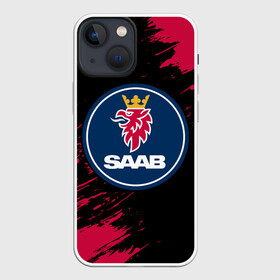 Чехол для iPhone 13 mini с принтом SAAB   Сааб в Кировске,  |  | auto | logo | moto | saab | symbol | авто | автомобиль | гонки | знак | лого | логотип | логотипы | марка | машина | мото | сааб | символ | символы