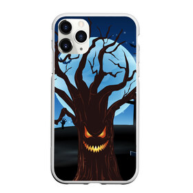 Чехол для iPhone 11 Pro Max матовый с принтом Жуткое дерево на кладбище в Кировске, Силикон |  | Тематика изображения на принте: 2020 | evil | halloween | tree | ветви | дерево | дуб | зло | кладбище | луна | монстр | ночь | полночь | страшный | ужасающий | хэллоуин | хэлоуин