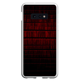 Чехол для Samsung S10E с принтом Dark and Red в Кировске, Силикон | Область печати: задняя сторона чехла, без боковых панелей | abstraction | cracks | dark | lines | red | stone | stripes | surface | texture | абстракция | каменный | красный | линии | поверхность | полосы | текстура | темный | трещины