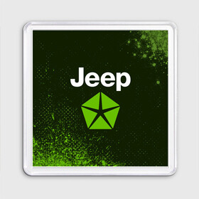Магнит 55*55 с принтом JEEP / Джип в Кировске, Пластик | Размер: 65*65 мм; Размер печати: 55*55 мм | auto | jeep | logo | moto | symbol | авто | автомобиль | гонки | джип | знак | лого | логотип | логотипы | марка | машина | мото | символ | символы