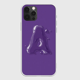 Чехол для iPhone 12 Pro Max с принтом A буква мыльный пузырь в Кировске, Силикон |  | a | bubble | character | letter | lettering | liquid | purple | violet | а | алфавит | буква | жидкость | каллиграфия | капли | капля | леттеринг | мыльный пузырь | прозрачный | фиолетовый