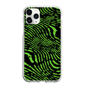 Чехол для iPhone 11 Pro матовый с принтом Зебра в Кировске, Силикон |  | green | green lines | green neon | green neon lines | green zebra | lines | zebra | в полоску | зебра | зеленая зебра | зелёные полосы | зелёный | зелёный неон | полоски | полосы