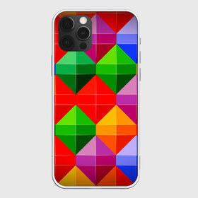 Чехол для iPhone 12 Pro Max с принтом Цветные ромбы в Кировске, Силикон |  | ромб | ромбы | цвет | цвета | цветные ромбы