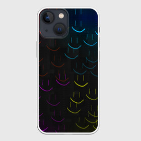 Чехол для iPhone 13 mini с принтом Rainbow smile в Кировске,  |  | Тематика изображения на принте: необычное | прикольное | радуга | смайл
