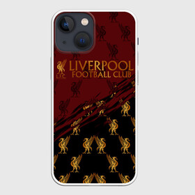 Чехол для iPhone 13 mini с принтом LIVERPOOL. в Кировске,  |  | lfc | liverpool | sport | ynwa | ливерпуль | лфк | спорт