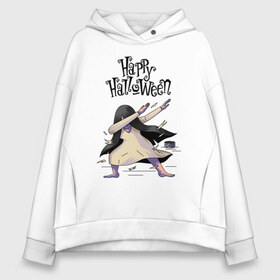 Женское худи Oversize хлопок с принтом HALLOWEEN в Кировске, френч-терри — 70% хлопок, 30% полиэстер. Мягкий теплый начес внутри —100% хлопок | боковые карманы, эластичные манжеты и нижняя кромка, капюшон на магнитной кнопке | halloween | праздник хэллоуин | страшный | тыква. | ужас | хэллоуин | хэллоуин 2020